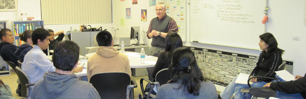 students at a seminar